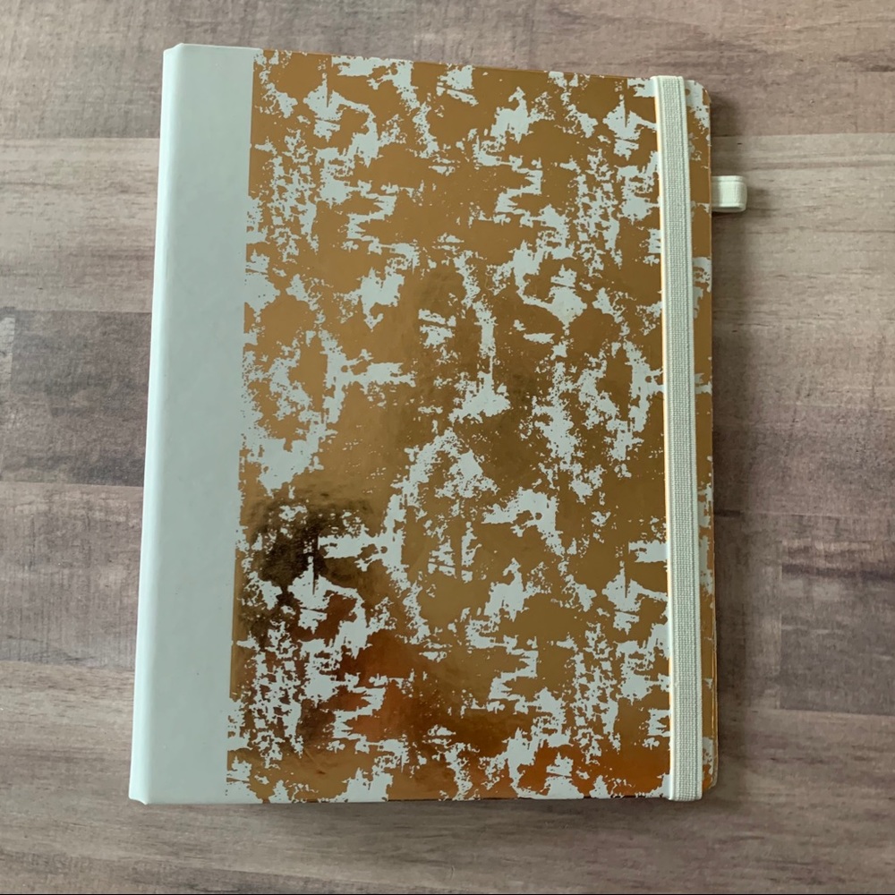 Rose Gold And White Small Binder